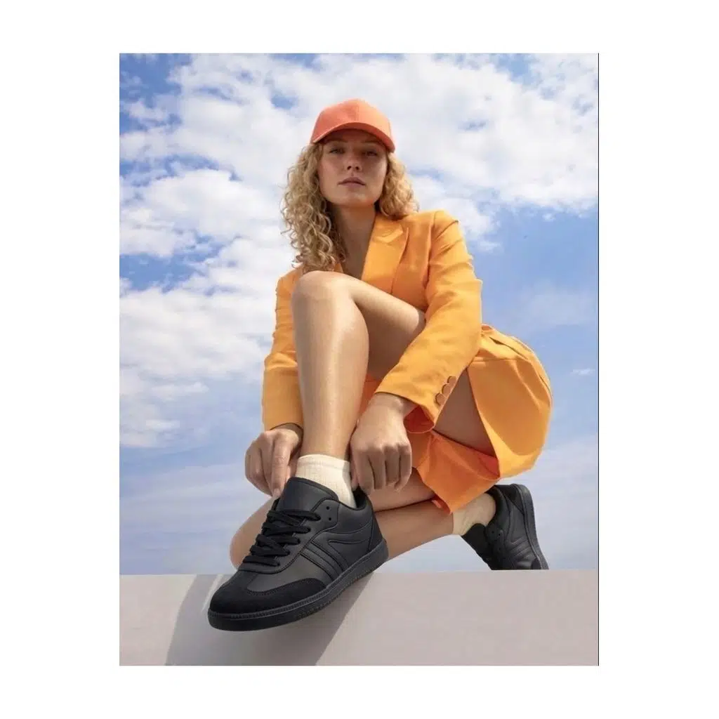 SİYAH ORTOPEDİK GÜNLÜK KADIN SNEAKER ORTOPEDİK AYAKKABI-254